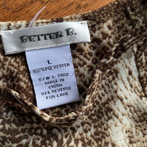 Better‎ B. Animal Print Apparel Top - Picture 6 of 8